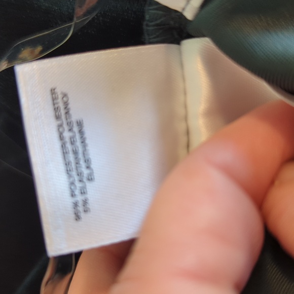 NWOT Klein Stretch Velvet  Dress Emerald Forest Green Long Sleeve 10 - Picture 7 of 9